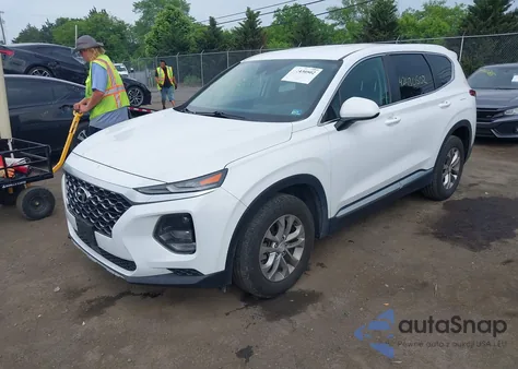 2019 Hyundai Santa Fe Se из США, поврежденный, VIN 5NMS23AD7KH111542